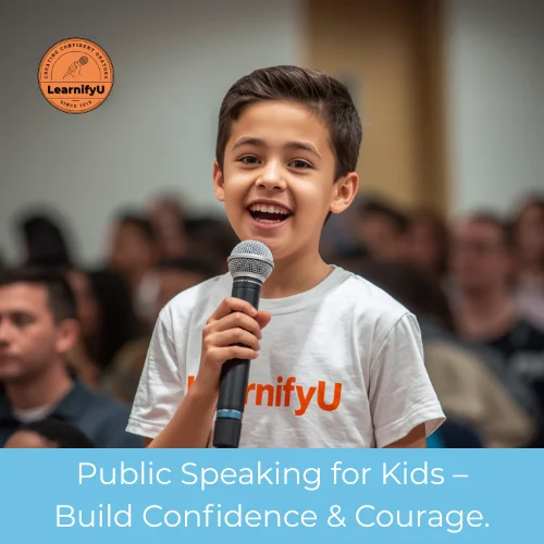 #1 Public Speaking for Kids | Online, Offline Classes | LearnifyU