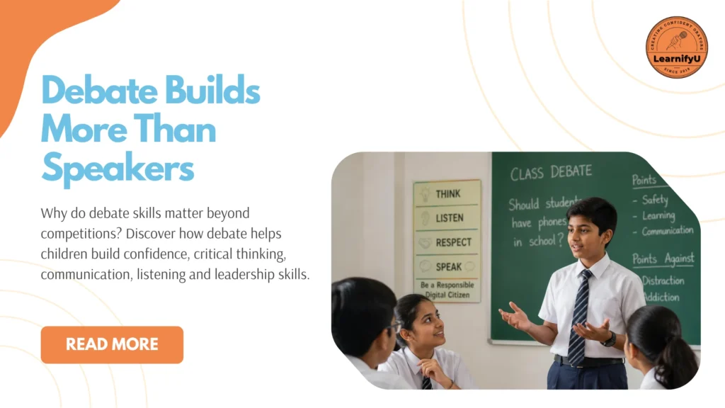 Why Debate Skills Matter for Children Beyond School Competitions